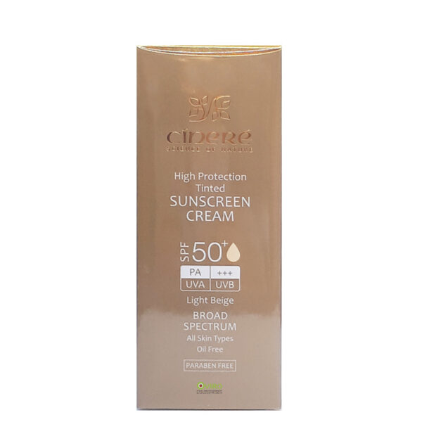 سینره - کرم ضدآفتاب +SPF50 رنگی