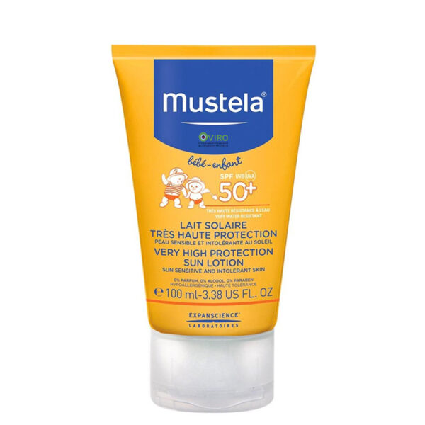 موستلا - لوسیون ضدآفتاب کودک spf50