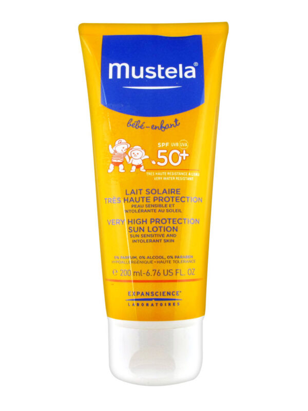 موستلا - لوسیون ضدآفتاب بدن spf50