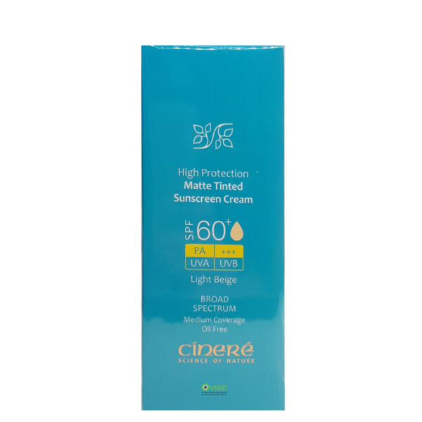 سینره - کرم ضد آفتاب SPF60 رنگی