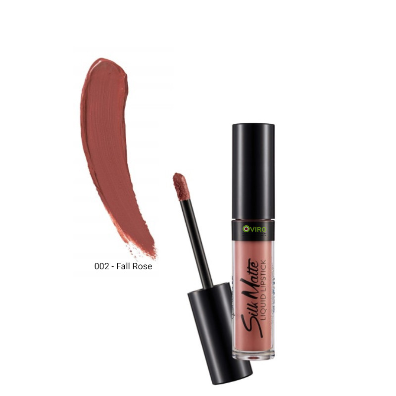 flormar silk matte liquid lipstick fall rose