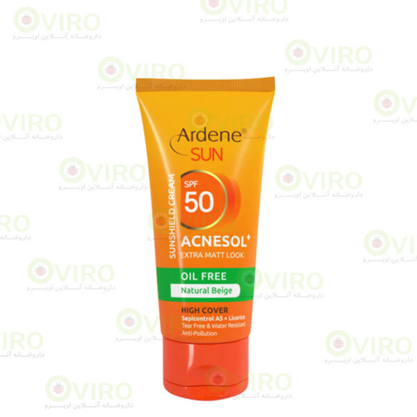 کرم ضد آفتاب رنگی آکنه سل SPF50 آردن برای پوست چرب