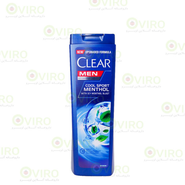 کلییر - شامپو ضد شوره آقایان خنک کننده نعنایی -CLEAR-COOL SPORT SHAMPOO