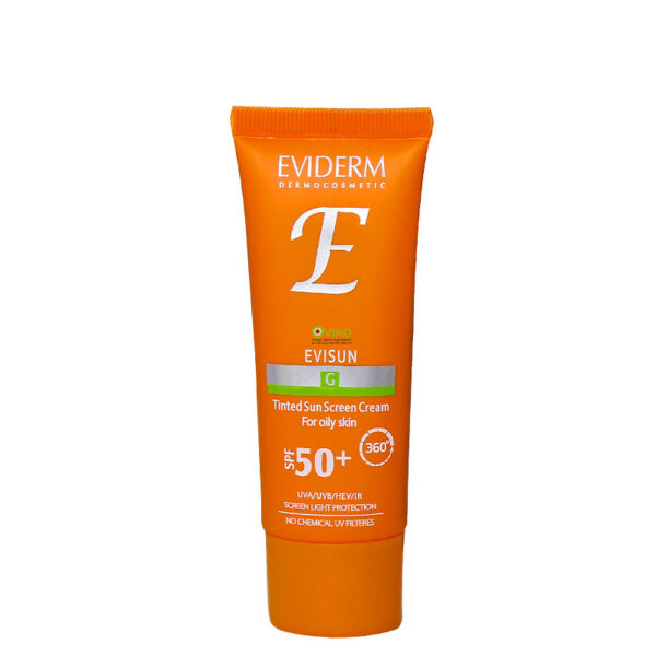 کرم ضدآفتاب رنگی اوی سان پوست چرب SPF50 اویدرم 40 میلی لیتر