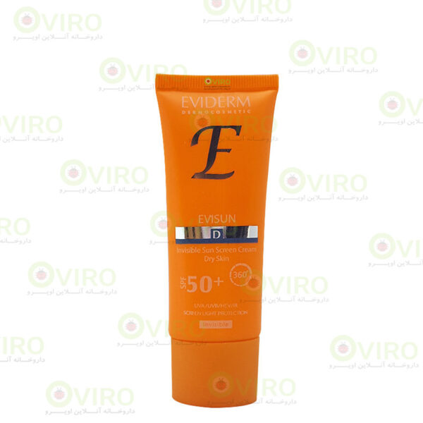 اویدرم - کرم ضدآفتاب بدون رنگ اوی سان پوست خشک SPF50