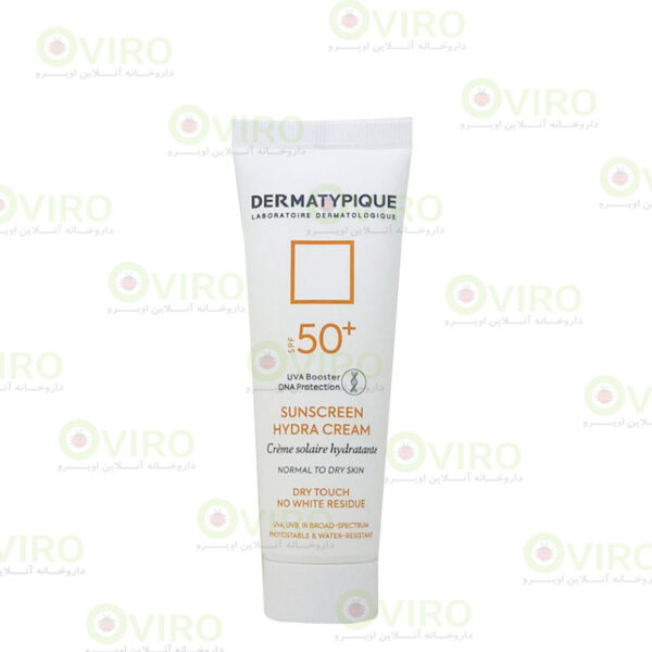 کرم ضد آفتاب بی رنگ پوست خشک درماتیپیک SPF 50