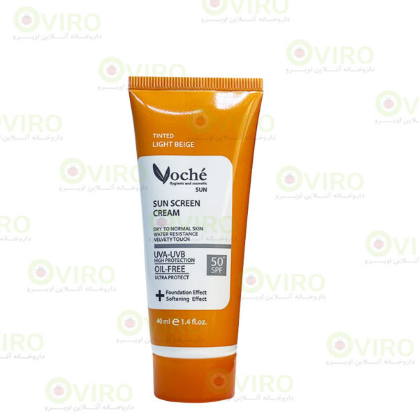 ضد آفتاب SPF 50 پوست نرمال تا خشک وچه