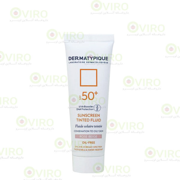 فلوئید مت ضد آفتاب رنگی +SPF50 فاقد چربی درماتیپیک 50 میلی لیتر