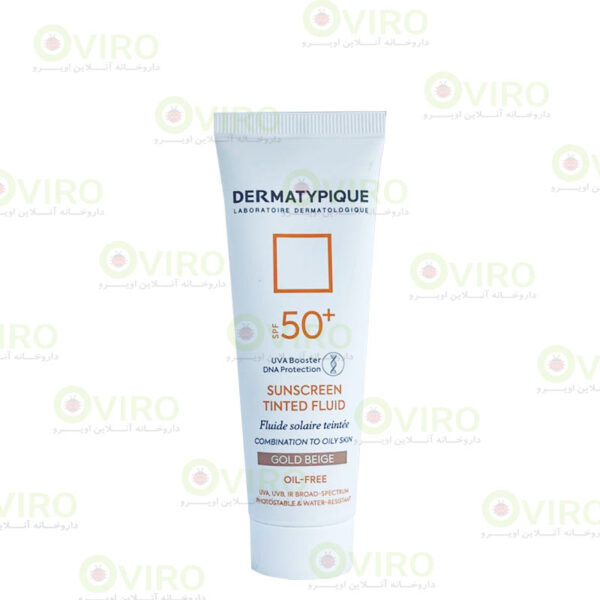 کرم ضد آفتاب رنگی پوست چرب درماتیپیک SPF 50