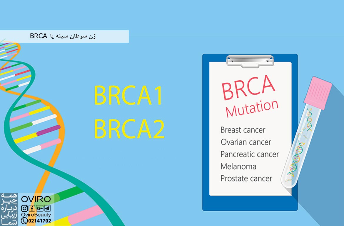 ژن سرطان سینه یا BRCA | آزمایش ژنتیک سرطان سینه | جهش ژن brca1 و brca2