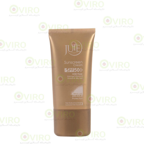 کرم ضد آفتاب SPF50 ژوت مناسب پوست چرب