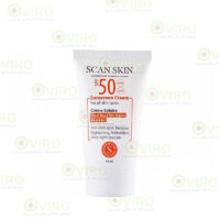 کرم ضد آفتاب ضد لک اسکن اسکین SPF50 انواع پوست 40 میلی لیتر